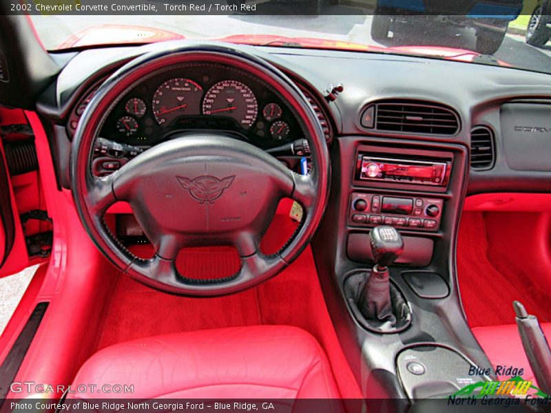 Torch Red / Torch Red 2002 Chevrolet Corvette Convertible