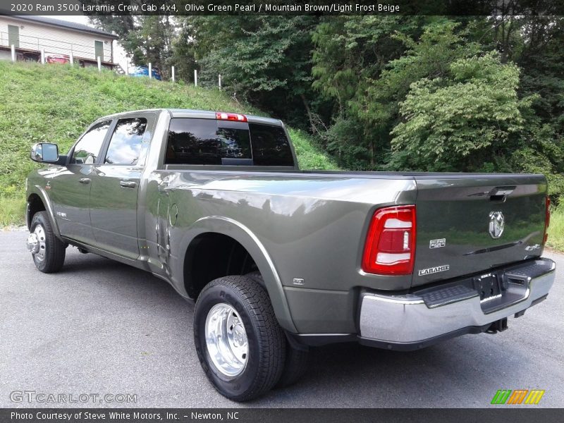 Olive Green Pearl / Mountain Brown/Light Frost Beige 2020 Ram 3500 Laramie Crew Cab 4x4