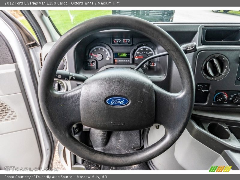 Oxford White / Medium Flint 2012 Ford E Series Van E150 Cargo