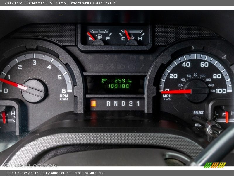 Oxford White / Medium Flint 2012 Ford E Series Van E150 Cargo