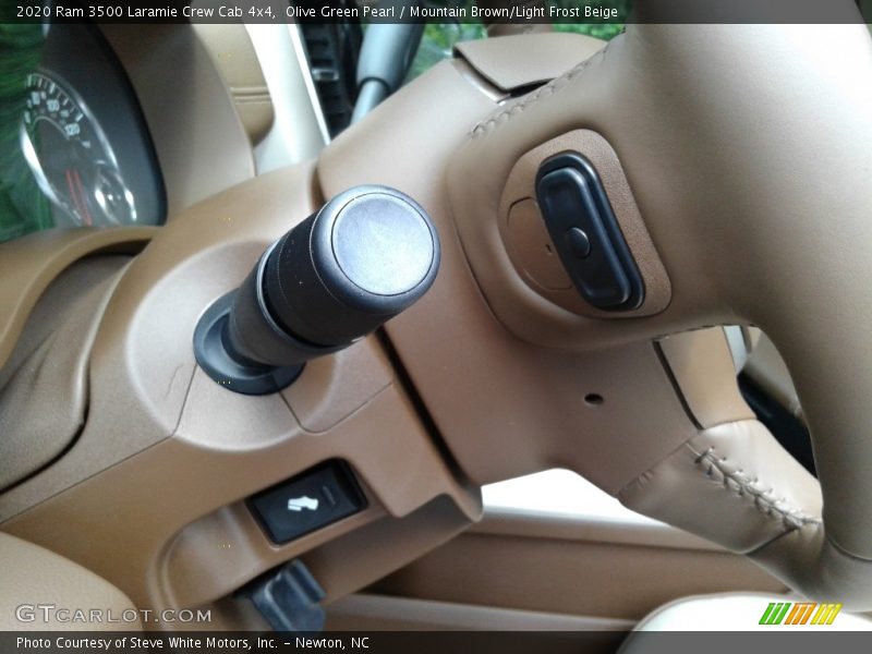 Olive Green Pearl / Mountain Brown/Light Frost Beige 2020 Ram 3500 Laramie Crew Cab 4x4