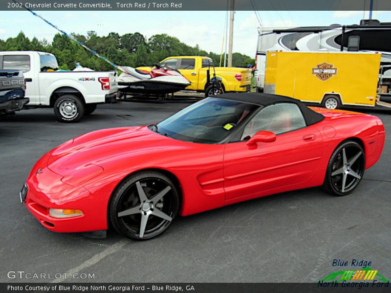 Torch Red / Torch Red 2002 Chevrolet Corvette Convertible