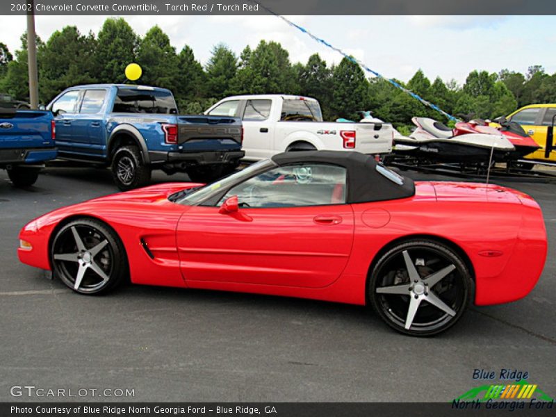 Torch Red / Torch Red 2002 Chevrolet Corvette Convertible