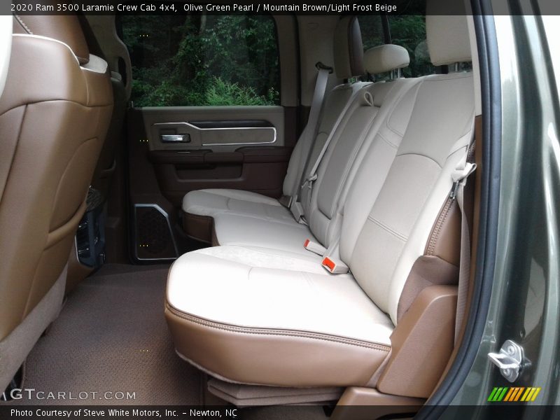 Rear Seat of 2020 3500 Laramie Crew Cab 4x4