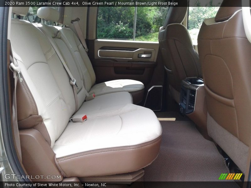 Rear Seat of 2020 3500 Laramie Crew Cab 4x4