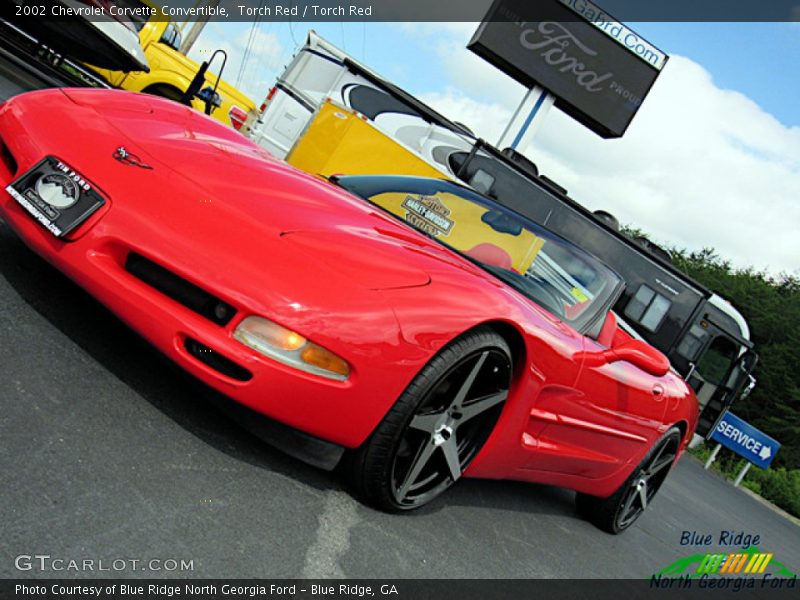 Torch Red / Torch Red 2002 Chevrolet Corvette Convertible