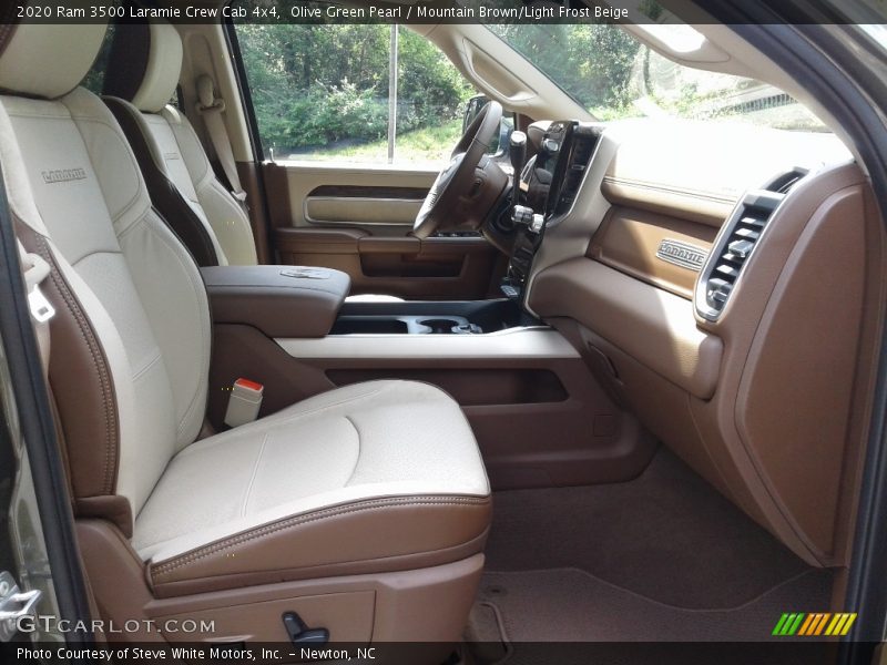 Front Seat of 2020 3500 Laramie Crew Cab 4x4