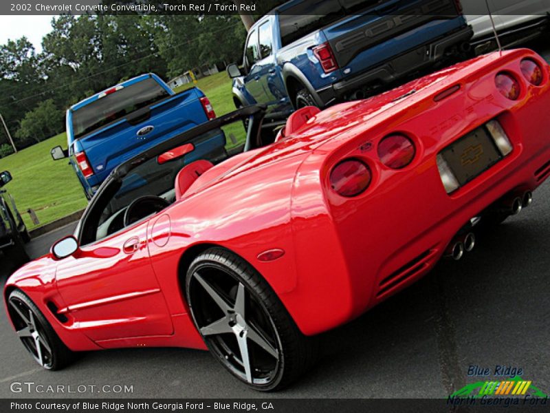 Torch Red / Torch Red 2002 Chevrolet Corvette Convertible