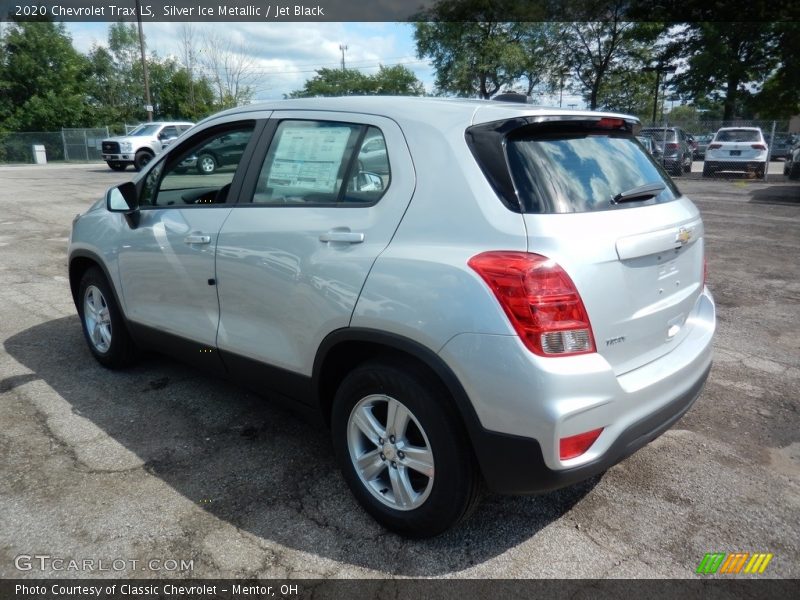 Silver Ice Metallic / Jet Black 2020 Chevrolet Trax LS