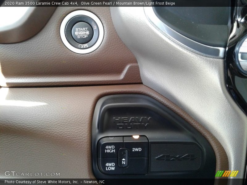 Olive Green Pearl / Mountain Brown/Light Frost Beige 2020 Ram 3500 Laramie Crew Cab 4x4