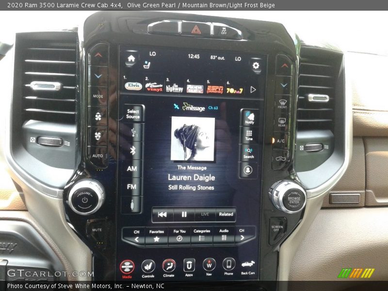 Olive Green Pearl / Mountain Brown/Light Frost Beige 2020 Ram 3500 Laramie Crew Cab 4x4