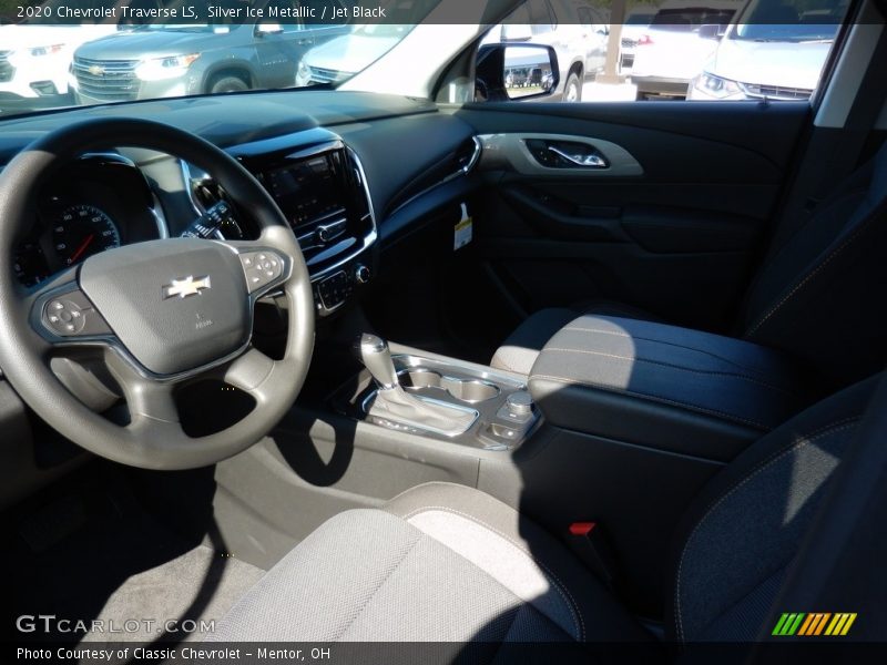Silver Ice Metallic / Jet Black 2020 Chevrolet Traverse LS