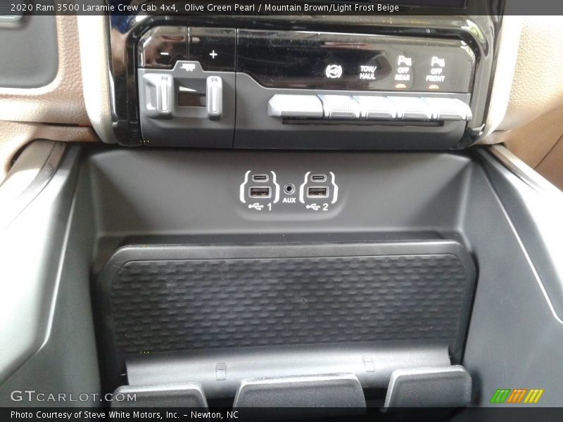 Olive Green Pearl / Mountain Brown/Light Frost Beige 2020 Ram 3500 Laramie Crew Cab 4x4