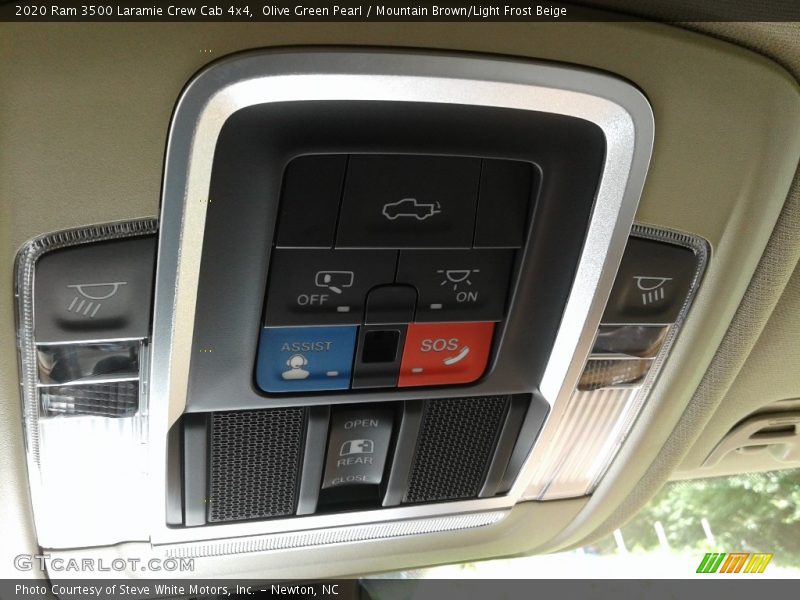 Olive Green Pearl / Mountain Brown/Light Frost Beige 2020 Ram 3500 Laramie Crew Cab 4x4