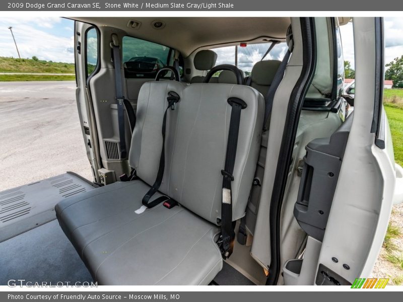 Stone White / Medium Slate Gray/Light Shale 2009 Dodge Grand Caravan SE