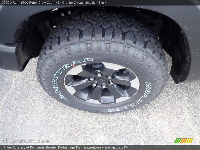 Granite Crystal Metallic / Black 2020 Ram 1500 Rebel Crew Cab 4x4
