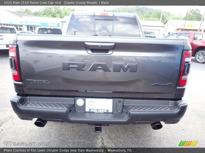 Granite Crystal Metallic / Black 2020 Ram 1500 Rebel Crew Cab 4x4