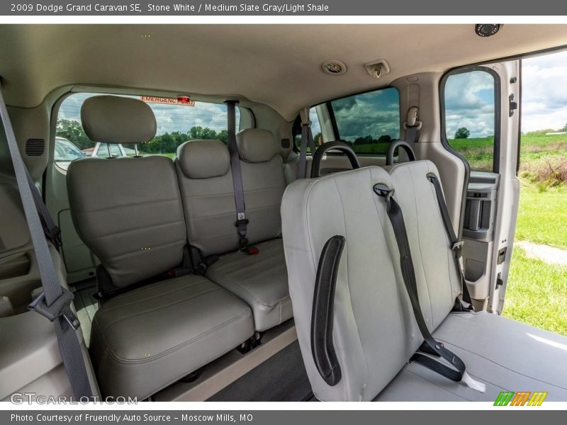 Stone White / Medium Slate Gray/Light Shale 2009 Dodge Grand Caravan SE