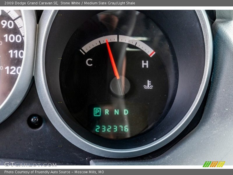 Stone White / Medium Slate Gray/Light Shale 2009 Dodge Grand Caravan SE