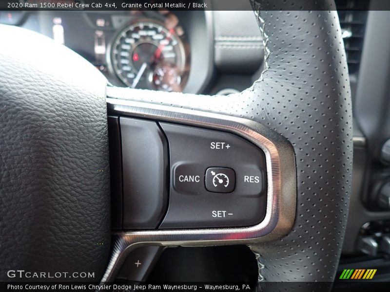 Granite Crystal Metallic / Black 2020 Ram 1500 Rebel Crew Cab 4x4