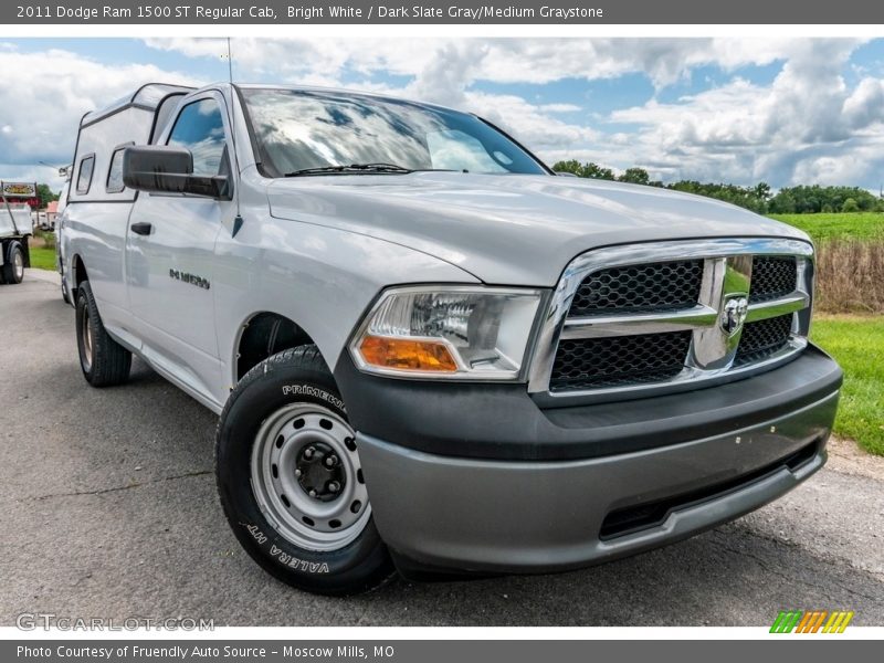 Bright White / Dark Slate Gray/Medium Graystone 2011 Dodge Ram 1500 ST Regular Cab