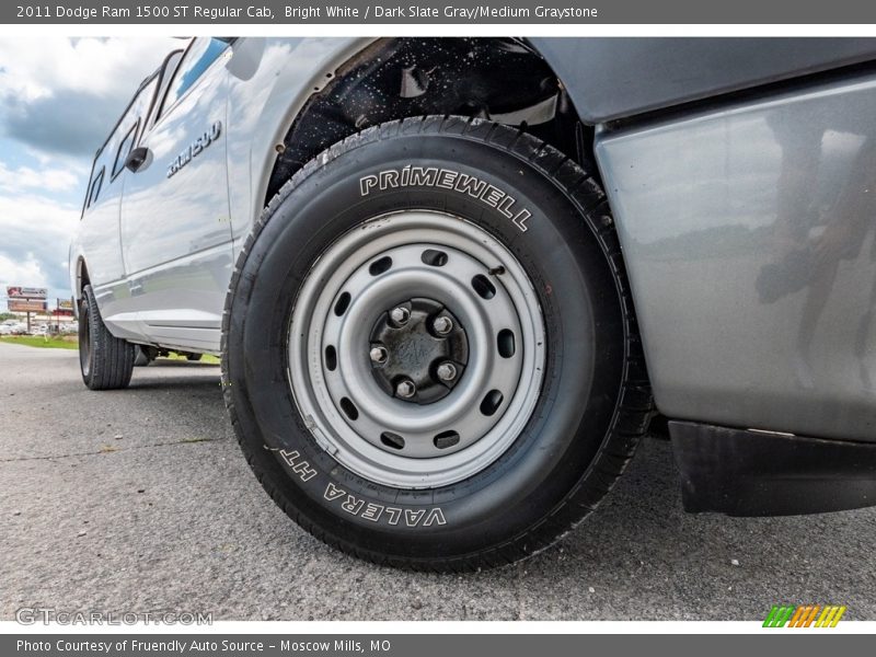 Bright White / Dark Slate Gray/Medium Graystone 2011 Dodge Ram 1500 ST Regular Cab