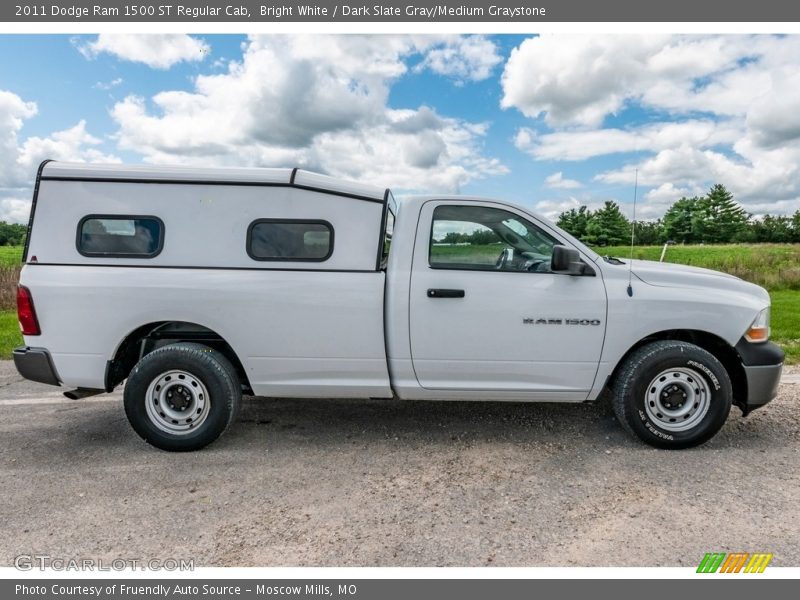 Bright White / Dark Slate Gray/Medium Graystone 2011 Dodge Ram 1500 ST Regular Cab