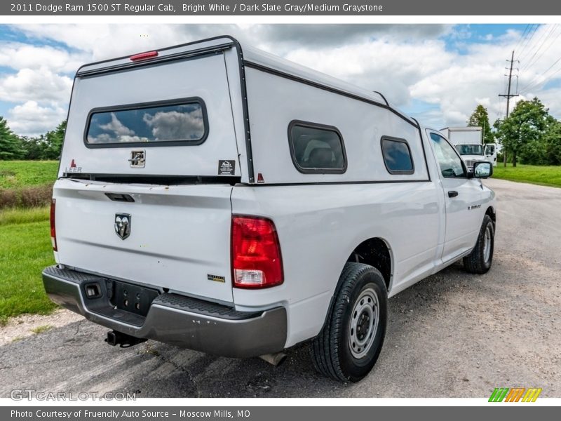 Bright White / Dark Slate Gray/Medium Graystone 2011 Dodge Ram 1500 ST Regular Cab