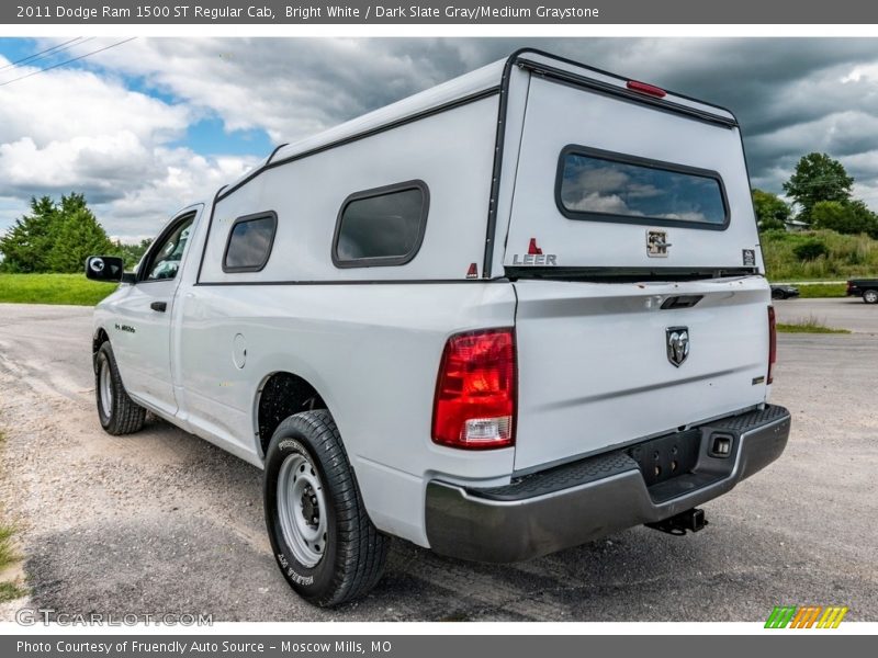 Bright White / Dark Slate Gray/Medium Graystone 2011 Dodge Ram 1500 ST Regular Cab