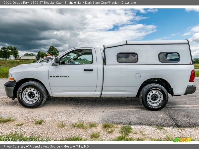 Bright White / Dark Slate Gray/Medium Graystone 2011 Dodge Ram 1500 ST Regular Cab