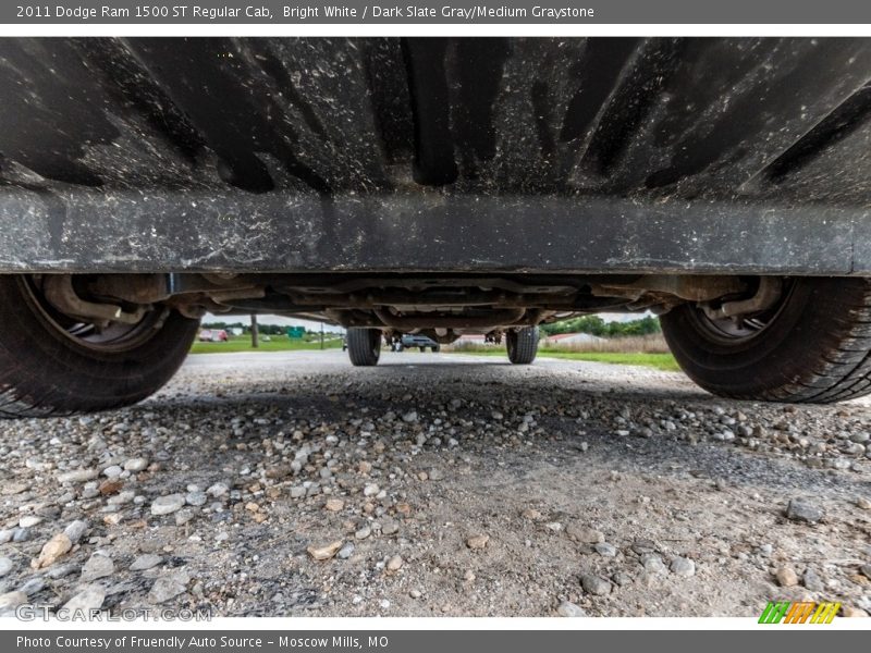 Bright White / Dark Slate Gray/Medium Graystone 2011 Dodge Ram 1500 ST Regular Cab