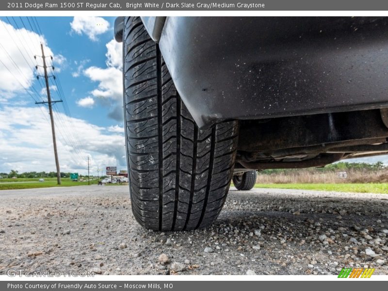 Bright White / Dark Slate Gray/Medium Graystone 2011 Dodge Ram 1500 ST Regular Cab