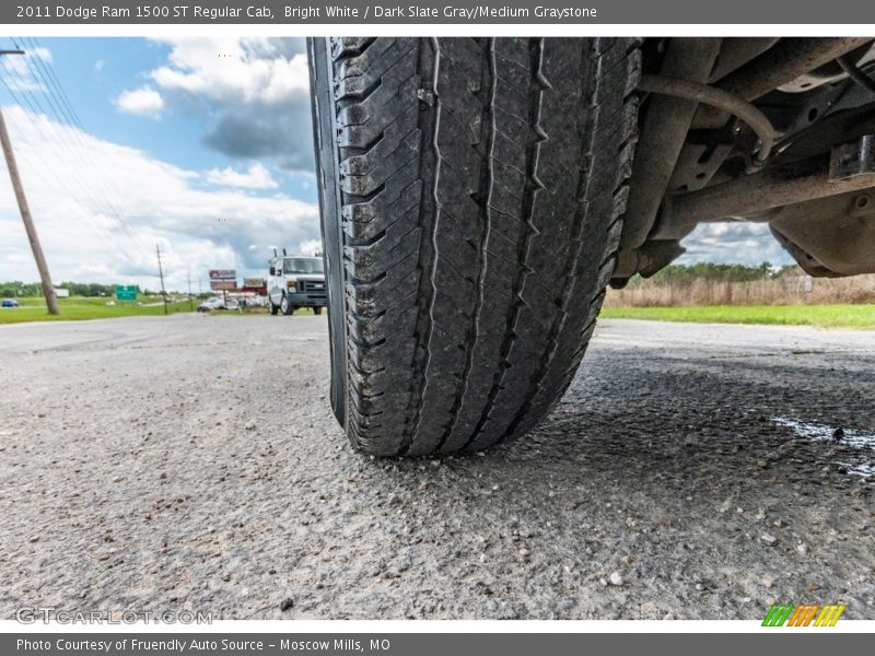 Bright White / Dark Slate Gray/Medium Graystone 2011 Dodge Ram 1500 ST Regular Cab