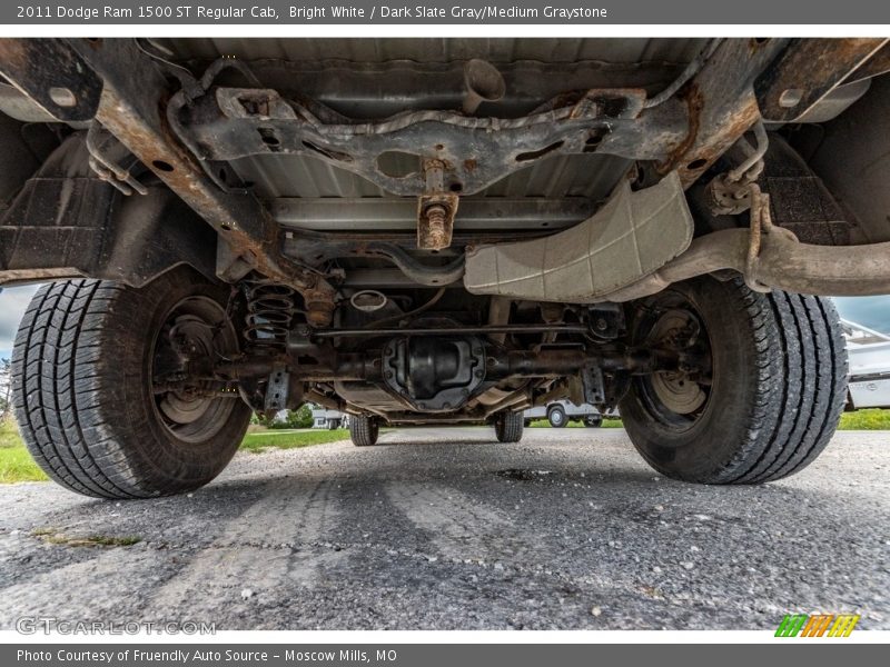 Bright White / Dark Slate Gray/Medium Graystone 2011 Dodge Ram 1500 ST Regular Cab