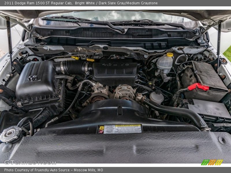 Bright White / Dark Slate Gray/Medium Graystone 2011 Dodge Ram 1500 ST Regular Cab