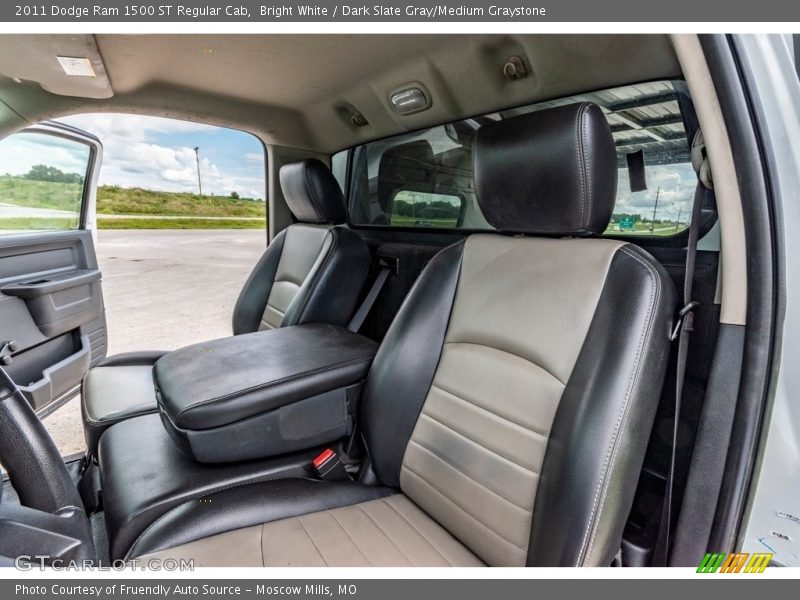 Bright White / Dark Slate Gray/Medium Graystone 2011 Dodge Ram 1500 ST Regular Cab