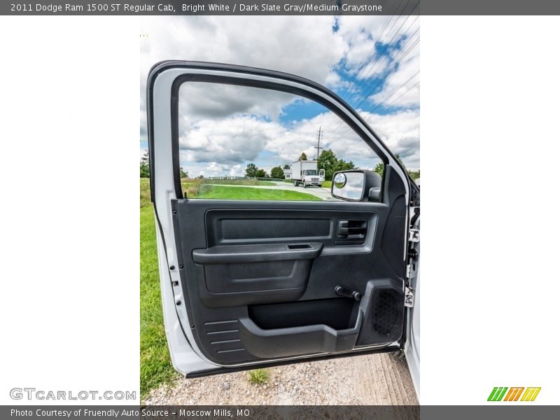 Bright White / Dark Slate Gray/Medium Graystone 2011 Dodge Ram 1500 ST Regular Cab