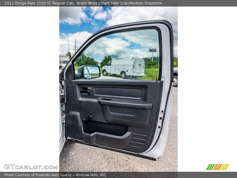 Bright White / Dark Slate Gray/Medium Graystone 2011 Dodge Ram 1500 ST Regular Cab