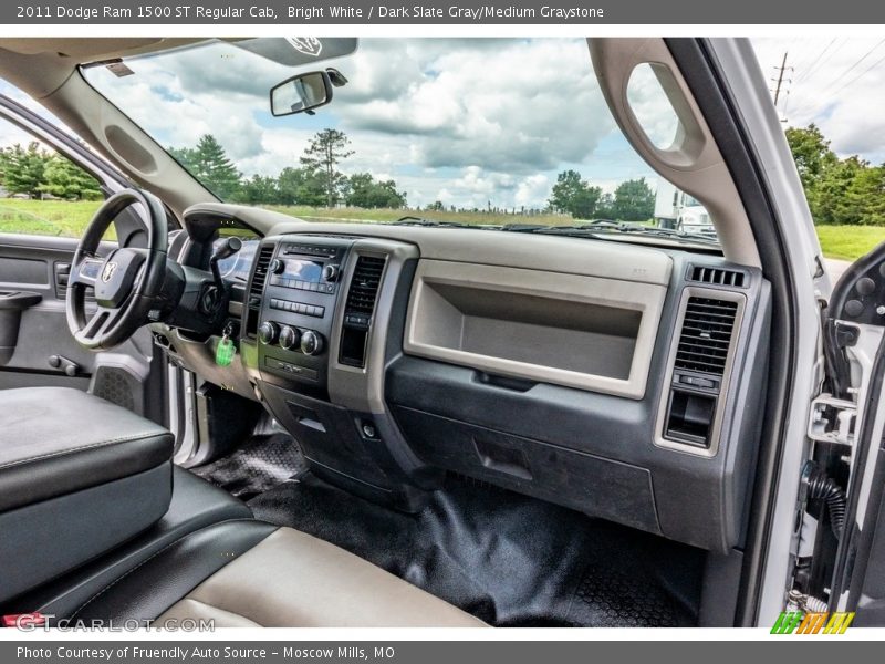 Bright White / Dark Slate Gray/Medium Graystone 2011 Dodge Ram 1500 ST Regular Cab
