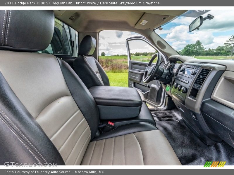 Bright White / Dark Slate Gray/Medium Graystone 2011 Dodge Ram 1500 ST Regular Cab