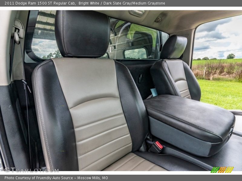 Bright White / Dark Slate Gray/Medium Graystone 2011 Dodge Ram 1500 ST Regular Cab