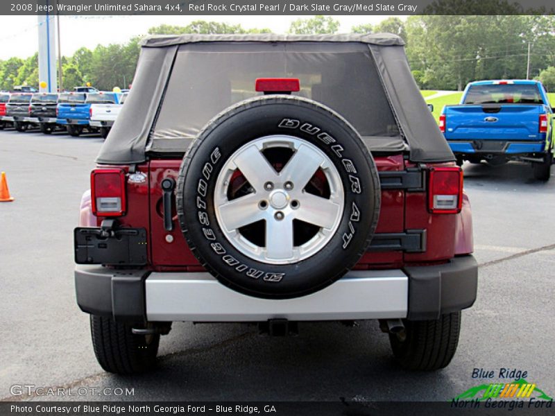 Red Rock Crystal Pearl / Dark Slate Gray/Med Slate Gray 2008 Jeep Wrangler Unlimited Sahara 4x4