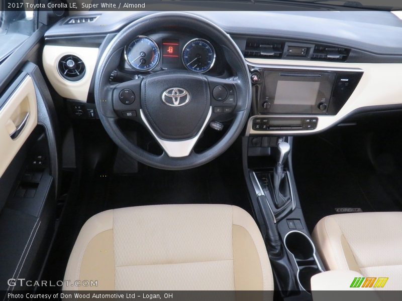 Super White / Almond 2017 Toyota Corolla LE