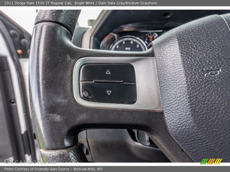 Bright White / Dark Slate Gray/Medium Graystone 2011 Dodge Ram 1500 ST Regular Cab