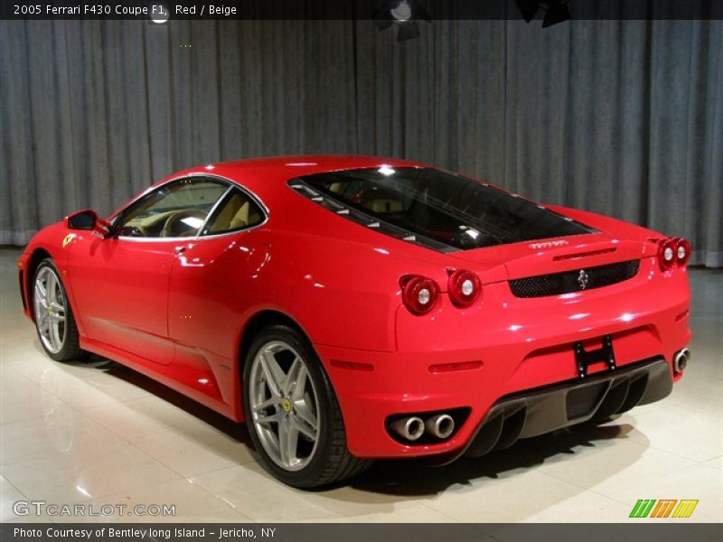 Red / Beige 2005 Ferrari F430 Coupe F1