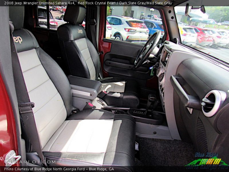 Red Rock Crystal Pearl / Dark Slate Gray/Med Slate Gray 2008 Jeep Wrangler Unlimited Sahara 4x4