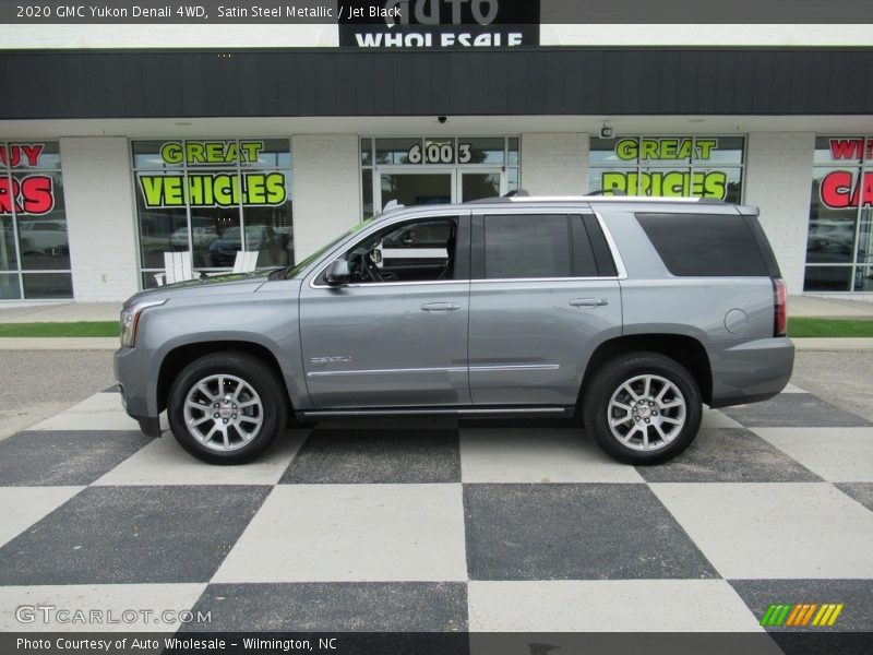 Satin Steel Metallic / Jet Black 2020 GMC Yukon Denali 4WD