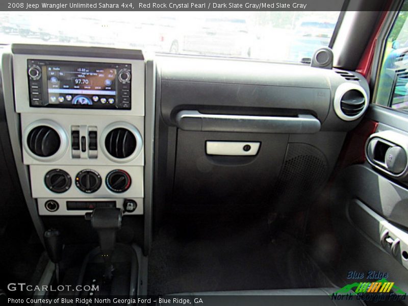 Red Rock Crystal Pearl / Dark Slate Gray/Med Slate Gray 2008 Jeep Wrangler Unlimited Sahara 4x4