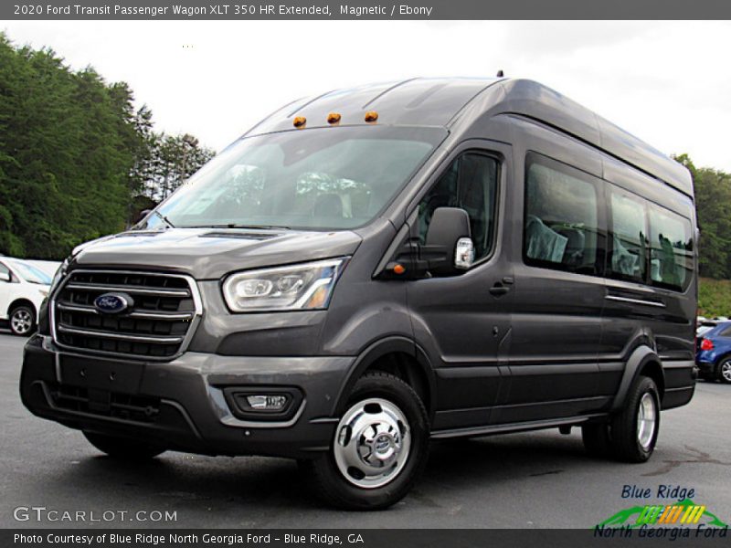 Magnetic / Ebony 2020 Ford Transit Passenger Wagon XLT 350 HR Extended
