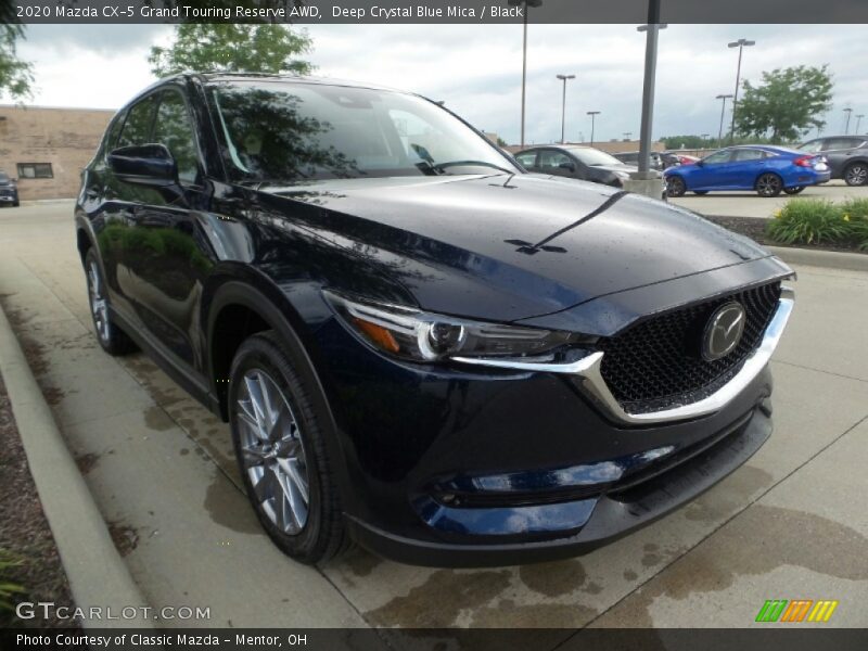 Deep Crystal Blue Mica / Black 2020 Mazda CX-5 Grand Touring Reserve AWD